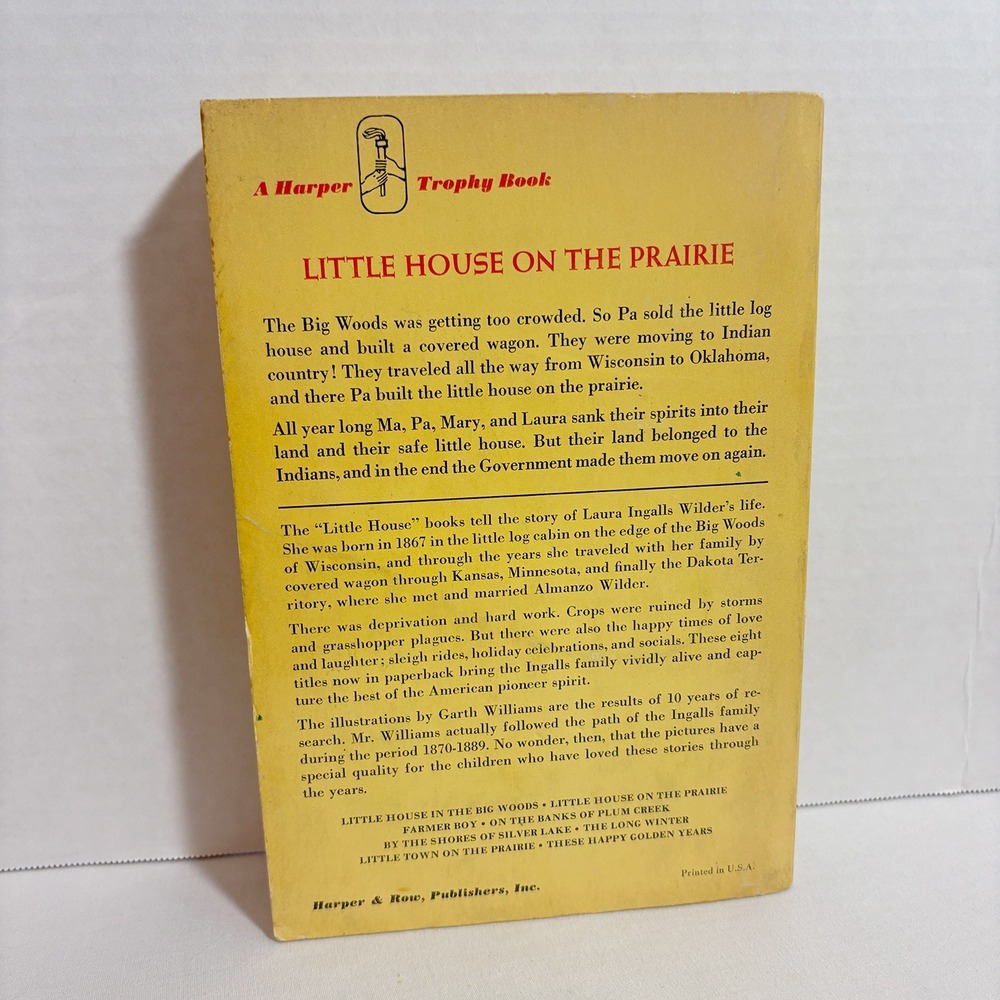 Little House on the Prairie Book Set Laura Ingalls Wilder 6 Paperback VTG Lot - Picture 12 of 16